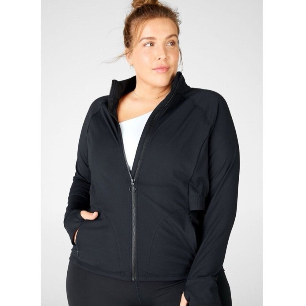 Fabletics Rosalia Performance Jacket Vented Sz 1x… - image 1